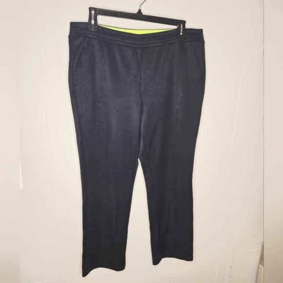 Lauren Ralph Lauren Active Navy White Stripe Waffle Knit Hoodie Navy Pant Set XL - Picture 6 of 16